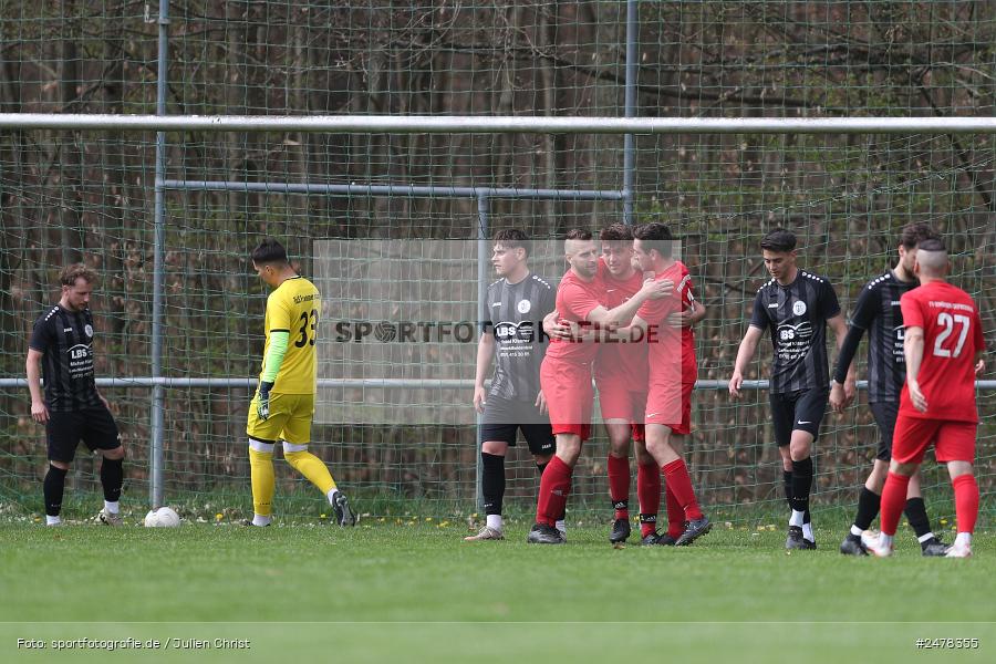 Sportgelände, Seifriedsburg, 13.04.2025, sport, action, BFV, Fussball, 25. Spieltag, Kreisliga Würzburg Gr. 2, TUS, FVGS, TuS Frammersbach II, FV Gemünden/Seifriedsburg - Bild-ID: 2478355 Sportgelände, Seifriedsburg, 13.04.2025, sport, action, BFV, Fussball, 25. Spieltag, Kreisliga Würzburg Gr. 2, TUS, FVGS, TuS Frammersbach II, FV Gemünden/Seifriedsburg - Bild-ID: 2478355