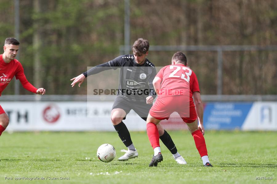 sport, action, TuS Frammersbach II, TUS, Sportgelände, Seifriedsburg, Kreisliga Würzburg Gr. 2, Fussball, FVGS, FV Gemünden/Seifriedsburg, BFV, 25. Spieltag, 13.04.2025 - Bild-ID: 2478414 sport, action, TuS Frammersbach II, TUS, Sportgelände, Seifriedsburg, Kreisliga Würzburg Gr. 2, Fussball, FVGS, FV Gemünden/Seifriedsburg, BFV, 25. Spieltag, 13.04.2025 - Bild-ID: 2478414
