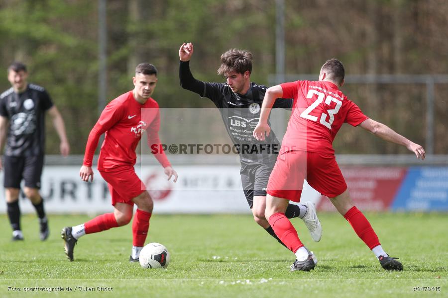 sport, action, TuS Frammersbach II, TUS, Sportgelände, Seifriedsburg, Kreisliga Würzburg Gr. 2, Fussball, FVGS, FV Gemünden/Seifriedsburg, BFV, 25. Spieltag, 13.04.2025 - Bild-ID: 2478415 sport, action, TuS Frammersbach II, TUS, Sportgelände, Seifriedsburg, Kreisliga Würzburg Gr. 2, Fussball, FVGS, FV Gemünden/Seifriedsburg, BFV, 25. Spieltag, 13.04.2025 - Bild-ID: 2478415