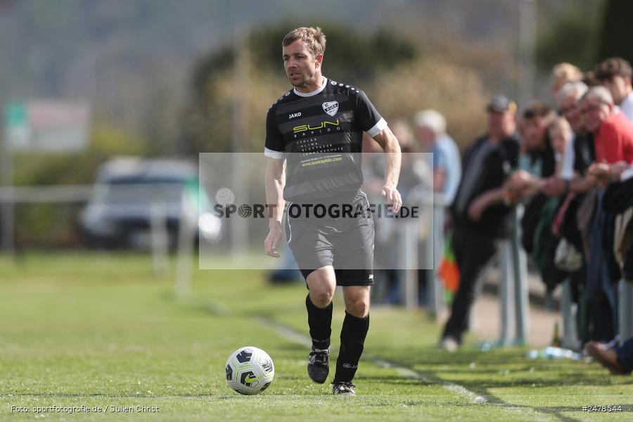sport, action, Sportgelände, Kreisklasse Würzburg Gr. 3, Gössenheim, Fussball, FCG, FC Gössenheim, BSC Aura, BFV, BCA, 25. Spieltag, 13.04.2025 - Bild-ID: 2478544