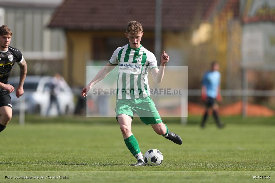 sport, action, Sportgelände, Kreisklasse Würzburg Gr. 3, Gössenheim, Fussball, FCG, FC Gössenheim, BSC Aura, BFV, BCA, 25. Spieltag, 13.04.2025 - Bild-ID: 2478545