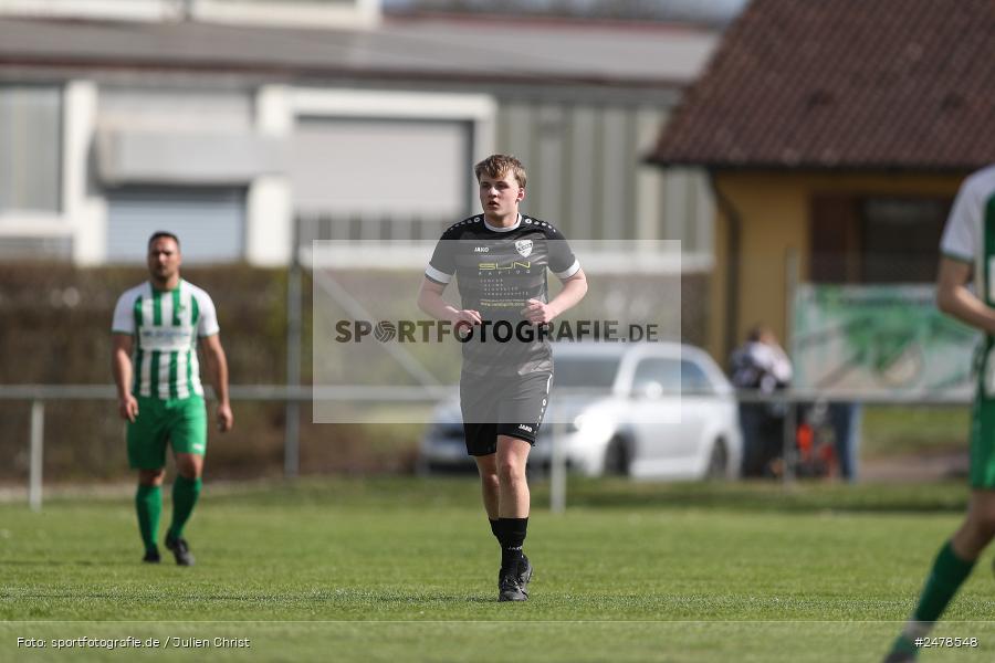 sport, action, Sportgelände, Kreisklasse Würzburg Gr. 3, Gössenheim, Fussball, FCG, FC Gössenheim, BSC Aura, BFV, BCA, 25. Spieltag, 13.04.2025 - Bild-ID: 2478548