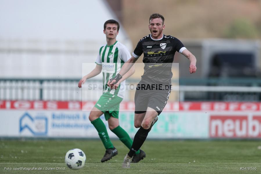 sport, action, Sportgelände, Kreisklasse Würzburg Gr. 3, Gössenheim, Fussball, FCG, FC Gössenheim, BSC Aura, BFV, BCA, 25. Spieltag, 13.04.2025 - Bild-ID: 2478560