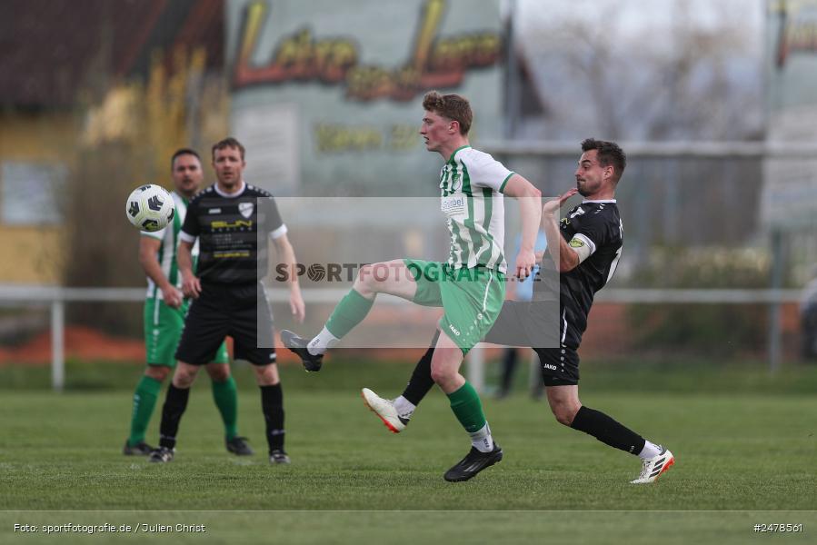 sport, action, Sportgelände, Kreisklasse Würzburg Gr. 3, Gössenheim, Fussball, FCG, FC Gössenheim, BSC Aura, BFV, BCA, 25. Spieltag, 13.04.2025 - Bild-ID: 2478561