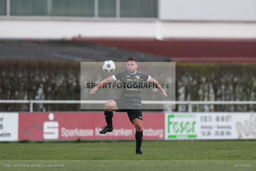 sport, action, Sportgelände, Kreisklasse Würzburg Gr. 3, Gössenheim, Fussball, FCG, FC Gössenheim, BSC Aura, BFV, BCA, 25. Spieltag, 13.04.2025 - Bild-ID: 2478563