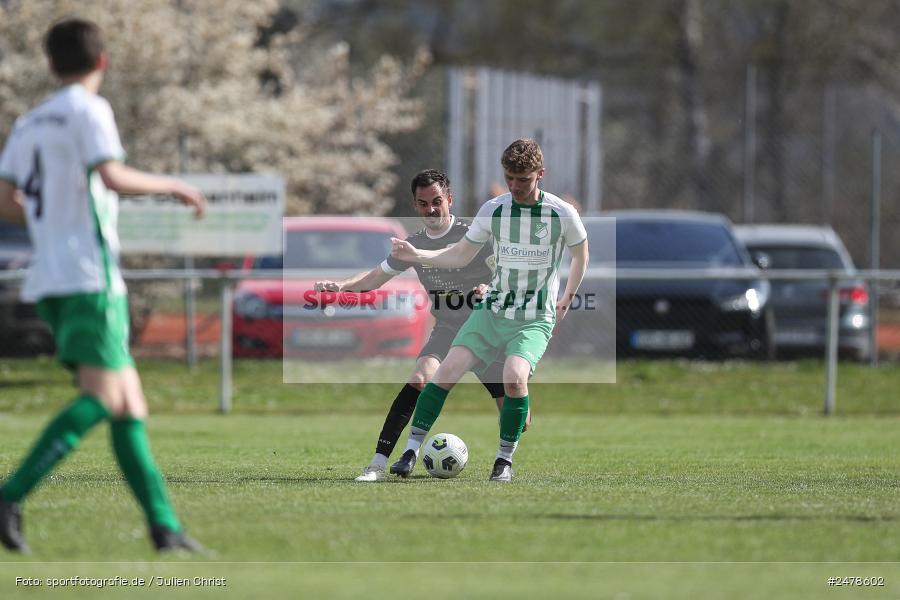 sport, action, Sportgelände, Kreisklasse Würzburg Gr. 3, Gössenheim, Fussball, FCG, FC Gössenheim, BSC Aura, BFV, BCA, 25. Spieltag, 13.04.2025 - Bild-ID: 2478602