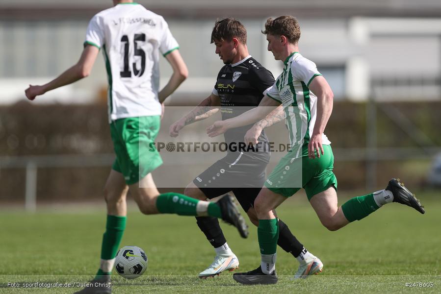 sport, action, Sportgelände, Kreisklasse Würzburg Gr. 3, Gössenheim, Fussball, FCG, FC Gössenheim, BSC Aura, BFV, BCA, 25. Spieltag, 13.04.2025 - Bild-ID: 2478603