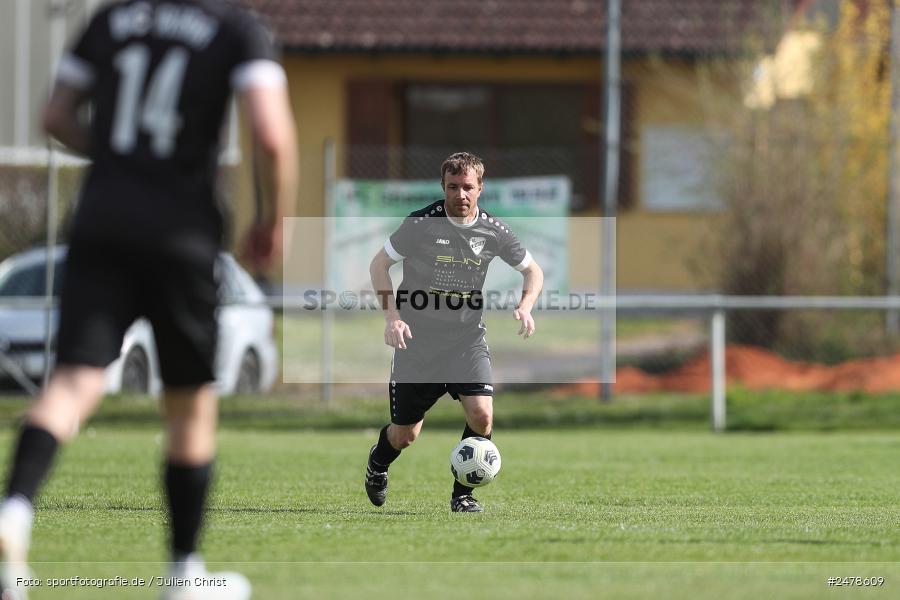 sport, action, Sportgelände, Kreisklasse Würzburg Gr. 3, Gössenheim, Fussball, FCG, FC Gössenheim, BSC Aura, BFV, BCA, 25. Spieltag, 13.04.2025 - Bild-ID: 2478609