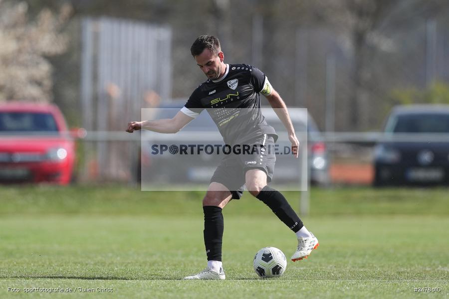 sport, action, Sportgelände, Kreisklasse Würzburg Gr. 3, Gössenheim, Fussball, FCG, FC Gössenheim, BSC Aura, BFV, BCA, 25. Spieltag, 13.04.2025 - Bild-ID: 2478610