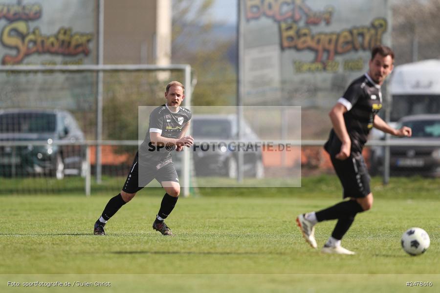 sport, action, Sportgelände, Kreisklasse Würzburg Gr. 3, Gössenheim, Fussball, FCG, FC Gössenheim, BSC Aura, BFV, BCA, 25. Spieltag, 13.04.2025 - Bild-ID: 2478616