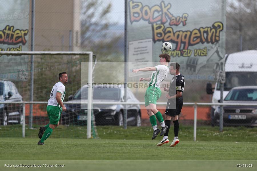 sport, action, Sportgelände, Kreisklasse Würzburg Gr. 3, Gössenheim, Fussball, FCG, FC Gössenheim, BSC Aura, BFV, BCA, 25. Spieltag, 13.04.2025 - Bild-ID: 2478623