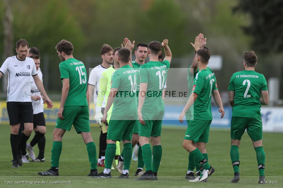 Fundamentum Sportpark, Karlburg, 16.04.2025, sport, action, BFV, Fussball, 25. Spieltag, Kreisliga Würzburg Gr. 2, FVT, TSV, FV Thüngersheim, TSV Karlburg II - Bild-ID: 2478679