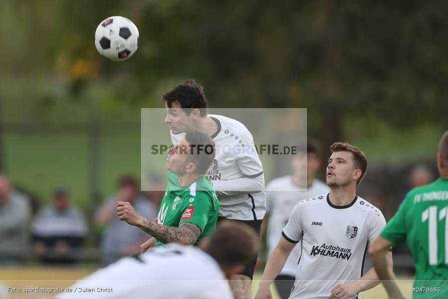 Fundamentum Sportpark, Karlburg, 16.04.2025, sport, action, BFV, Fussball, 25. Spieltag, Kreisliga Würzburg Gr. 2, FVT, TSV, FV Thüngersheim, TSV Karlburg II - Bild-ID: 2478683