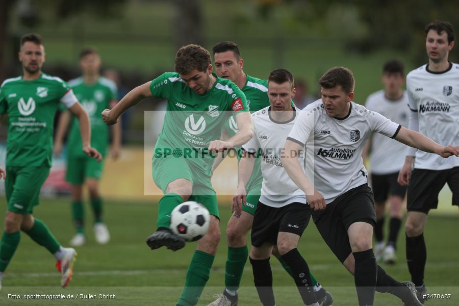 Fundamentum Sportpark, Karlburg, 16.04.2025, sport, action, BFV, Fussball, 25. Spieltag, Kreisliga Würzburg Gr. 2, FVT, TSV, FV Thüngersheim, TSV Karlburg II - Bild-ID: 2478687