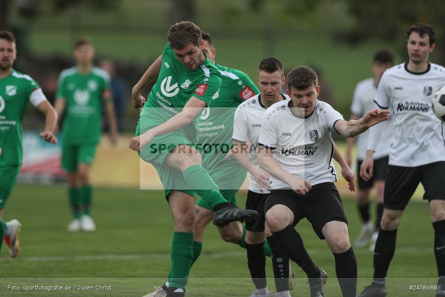 Fundamentum Sportpark, Karlburg, 16.04.2025, sport, action, BFV, Fussball, 25. Spieltag, Kreisliga Würzburg Gr. 2, FVT, TSV, FV Thüngersheim, TSV Karlburg II - Bild-ID: 2478688
