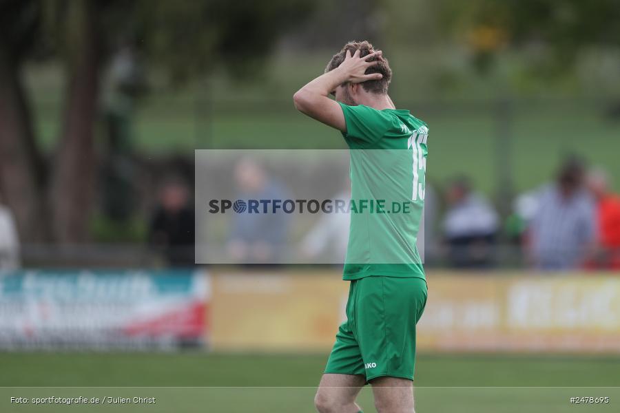 Fundamentum Sportpark, Karlburg, 16.04.2025, sport, action, BFV, Fussball, 25. Spieltag, Kreisliga Würzburg Gr. 2, FVT, TSV, FV Thüngersheim, TSV Karlburg II - Bild-ID: 2478695