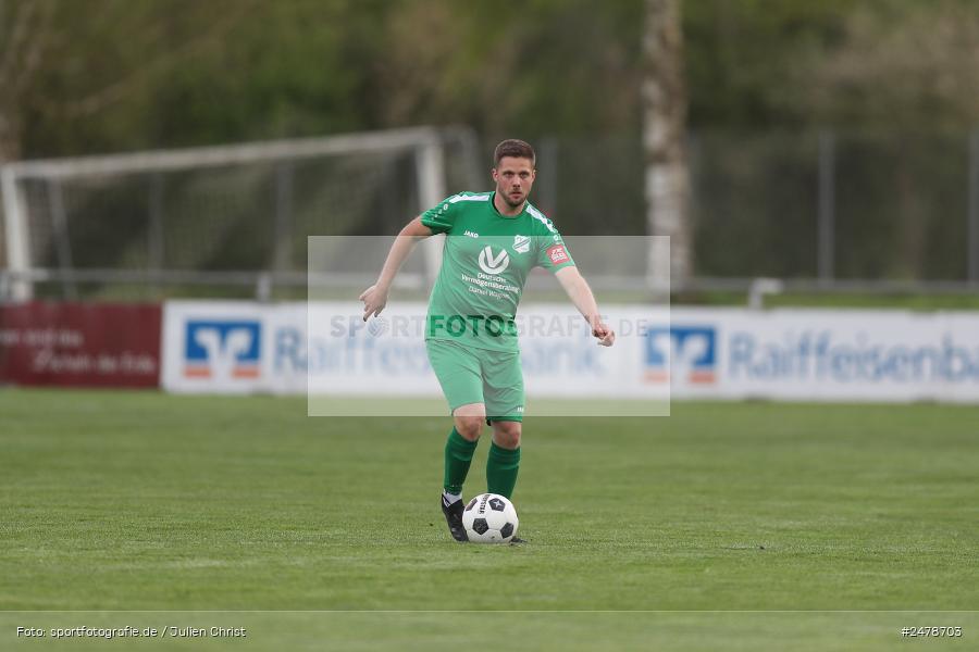 Fundamentum Sportpark, Karlburg, 16.04.2025, sport, action, BFV, Fussball, 25. Spieltag, Kreisliga Würzburg Gr. 2, FVT, TSV, FV Thüngersheim, TSV Karlburg II - Bild-ID: 2478703