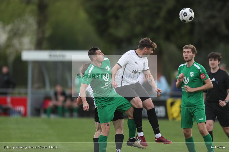 Fundamentum Sportpark, Karlburg, 16.04.2025, sport, action, BFV, Fussball, 25. Spieltag, Kreisliga Würzburg Gr. 2, FVT, TSV, FV Thüngersheim, TSV Karlburg II - Bild-ID: 2478704