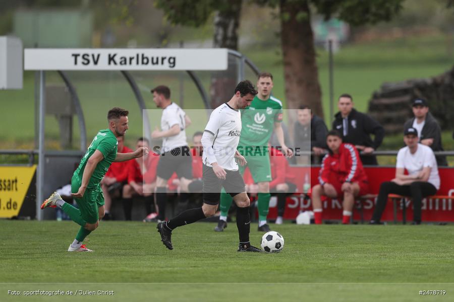 Fundamentum Sportpark, Karlburg, 16.04.2025, sport, action, BFV, Fussball, 25. Spieltag, Kreisliga Würzburg Gr. 2, FVT, TSV, FV Thüngersheim, TSV Karlburg II - Bild-ID: 2478719
