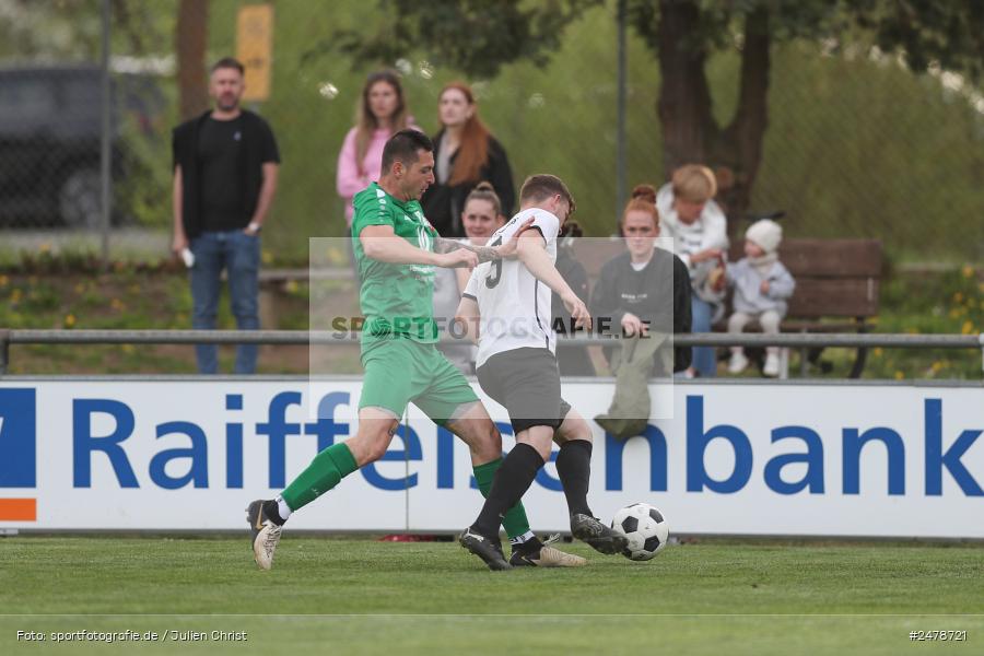 Fundamentum Sportpark, Karlburg, 16.04.2025, sport, action, BFV, Fussball, 25. Spieltag, Kreisliga Würzburg Gr. 2, FVT, TSV, FV Thüngersheim, TSV Karlburg II - Bild-ID: 2478721
