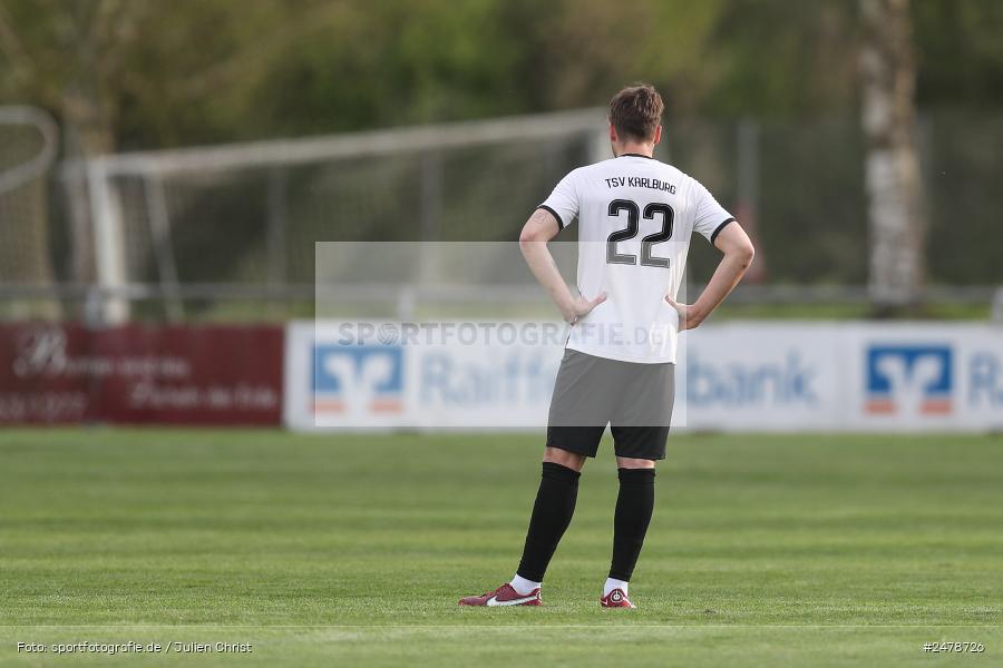 Fundamentum Sportpark, Karlburg, 16.04.2025, sport, action, BFV, Fussball, 25. Spieltag, Kreisliga Würzburg Gr. 2, FVT, TSV, FV Thüngersheim, TSV Karlburg II - Bild-ID: 2478726