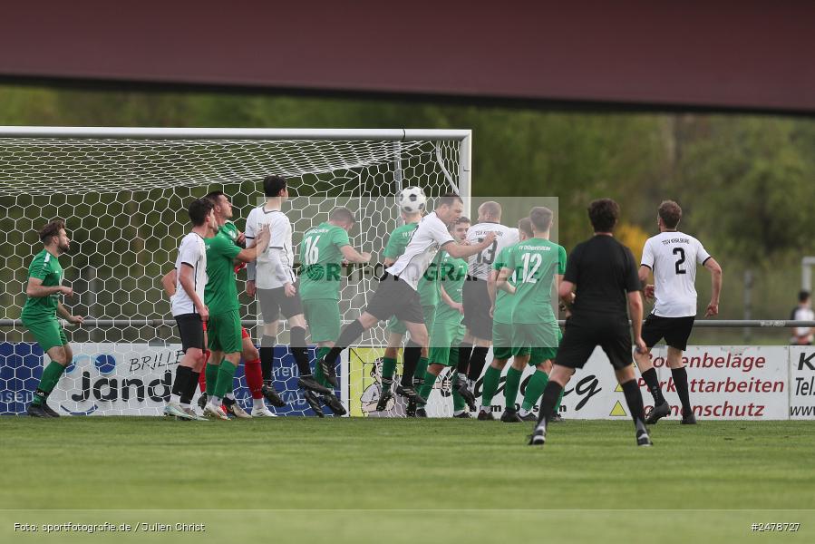 Fundamentum Sportpark, Karlburg, 16.04.2025, sport, action, BFV, Fussball, 25. Spieltag, Kreisliga Würzburg Gr. 2, FVT, TSV, FV Thüngersheim, TSV Karlburg II - Bild-ID: 2478727