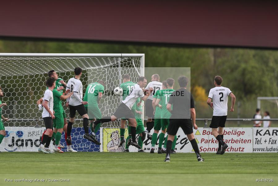 Fundamentum Sportpark, Karlburg, 16.04.2025, sport, action, BFV, Fussball, 25. Spieltag, Kreisliga Würzburg Gr. 2, FVT, TSV, FV Thüngersheim, TSV Karlburg II - Bild-ID: 2478728