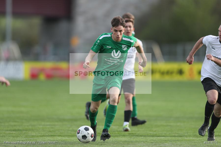 Fundamentum Sportpark, Karlburg, 16.04.2025, sport, action, BFV, Fussball, 25. Spieltag, Kreisliga Würzburg Gr. 2, FVT, TSV, FV Thüngersheim, TSV Karlburg II - Bild-ID: 2478731