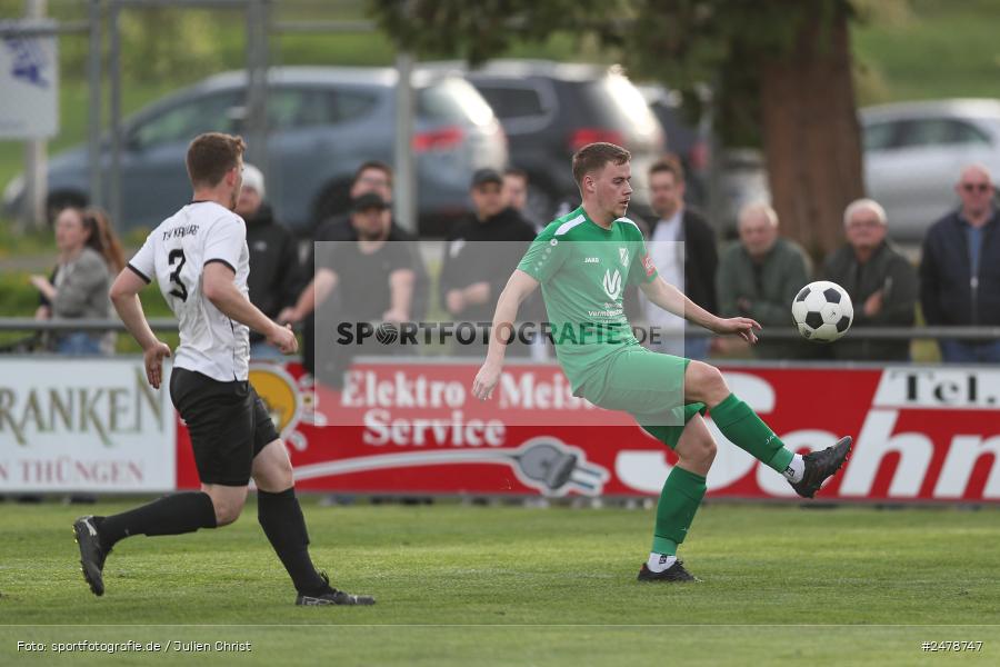 Fundamentum Sportpark, Karlburg, 16.04.2025, sport, action, BFV, Fussball, 25. Spieltag, Kreisliga Würzburg Gr. 2, FVT, TSV, FV Thüngersheim, TSV Karlburg II - Bild-ID: 2478747