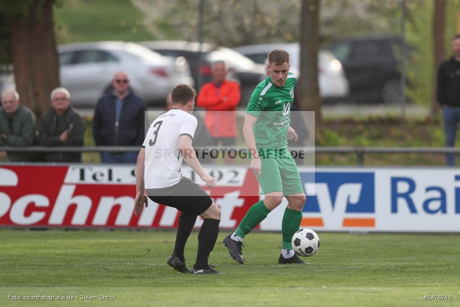 Fundamentum Sportpark, Karlburg, 16.04.2025, sport, action, BFV, Fussball, 25. Spieltag, Kreisliga Würzburg Gr. 2, FVT, TSV, FV Thüngersheim, TSV Karlburg II - Bild-ID: 2478749