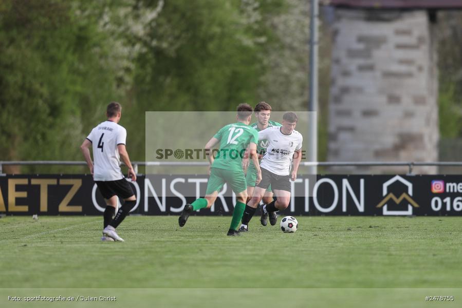 Fundamentum Sportpark, Karlburg, 16.04.2025, sport, action, BFV, Fussball, 25. Spieltag, Kreisliga Würzburg Gr. 2, FVT, TSV, FV Thüngersheim, TSV Karlburg II - Bild-ID: 2478755