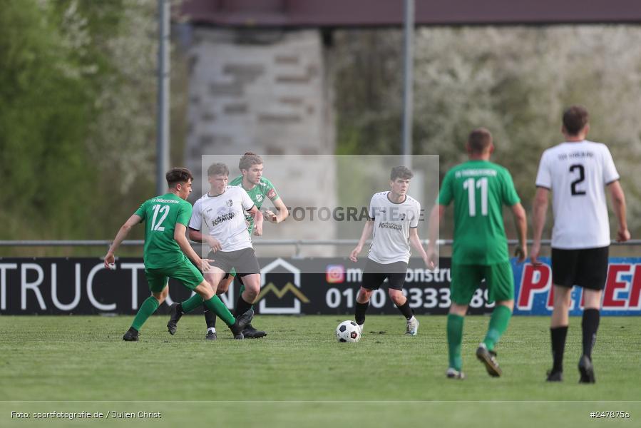Fundamentum Sportpark, Karlburg, 16.04.2025, sport, action, BFV, Fussball, 25. Spieltag, Kreisliga Würzburg Gr. 2, FVT, TSV, FV Thüngersheim, TSV Karlburg II - Bild-ID: 2478756