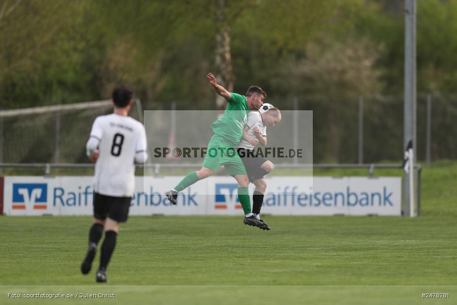 Fundamentum Sportpark, Karlburg, 16.04.2025, sport, action, BFV, Fussball, 25. Spieltag, Kreisliga Würzburg Gr. 2, FVT, TSV, FV Thüngersheim, TSV Karlburg II - Bild-ID: 2478781