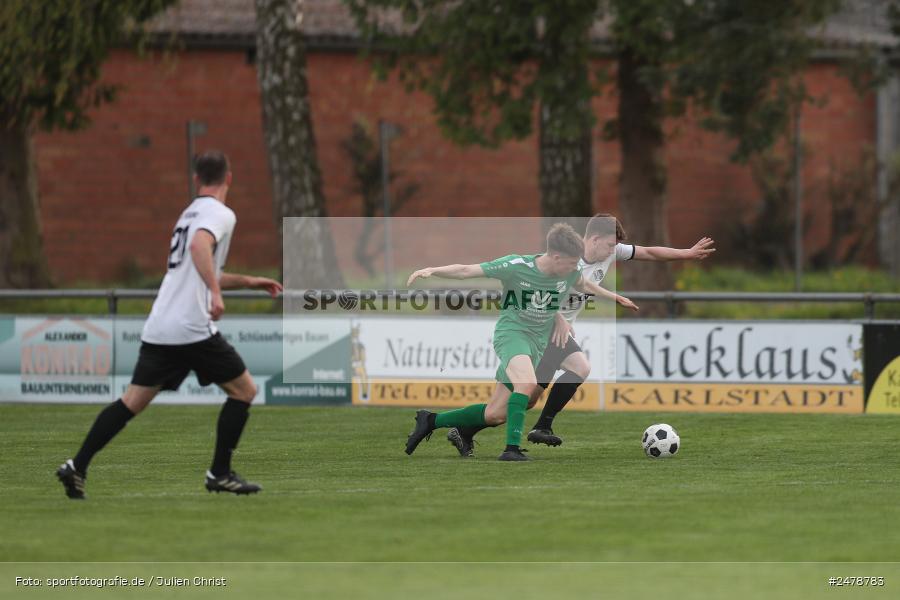 Fundamentum Sportpark, Karlburg, 16.04.2025, sport, action, BFV, Fussball, 25. Spieltag, Kreisliga Würzburg Gr. 2, FVT, TSV, FV Thüngersheim, TSV Karlburg II - Bild-ID: 2478783