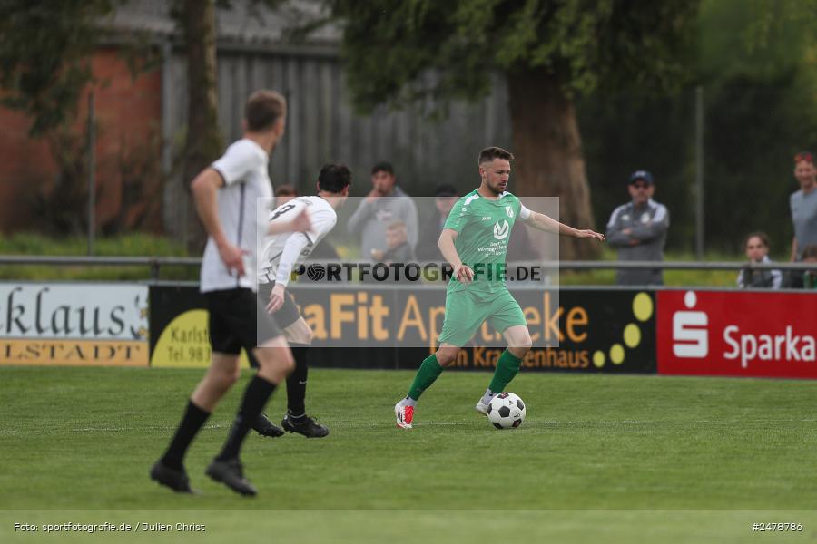 Fundamentum Sportpark, Karlburg, 16.04.2025, sport, action, BFV, Fussball, 25. Spieltag, Kreisliga Würzburg Gr. 2, FVT, TSV, FV Thüngersheim, TSV Karlburg II - Bild-ID: 2478786