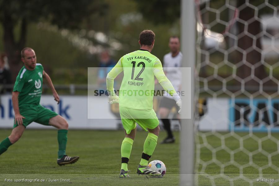 Fundamentum Sportpark, Karlburg, 16.04.2025, sport, action, BFV, Fussball, 25. Spieltag, Kreisliga Würzburg Gr. 2, FVT, TSV, FV Thüngersheim, TSV Karlburg II - Bild-ID: 2478788