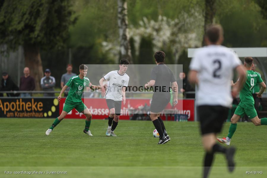 Fundamentum Sportpark, Karlburg, 16.04.2025, sport, action, BFV, Fussball, 25. Spieltag, Kreisliga Würzburg Gr. 2, FVT, TSV, FV Thüngersheim, TSV Karlburg II - Bild-ID: 2478790