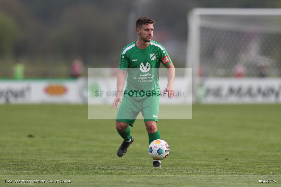 Fundamentum Sportpark, Karlburg, 16.04.2025, sport, action, BFV, Fussball, 25. Spieltag, Kreisliga Würzburg Gr. 2, FVT, TSV, FV Thüngersheim, TSV Karlburg II - Bild-ID: 2478795