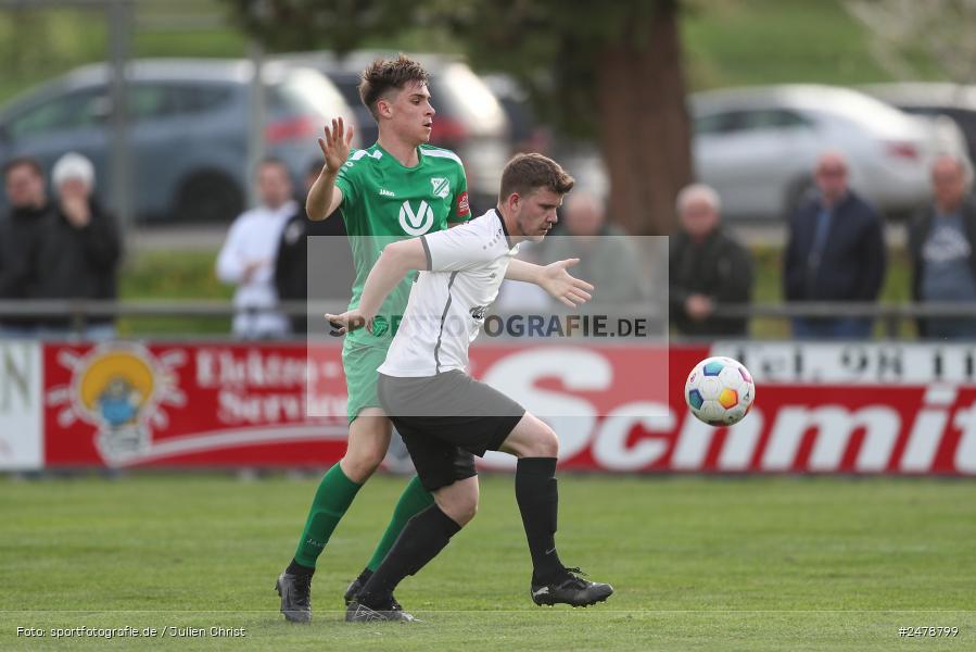 Fundamentum Sportpark, Karlburg, 16.04.2025, sport, action, BFV, Fussball, 25. Spieltag, Kreisliga Würzburg Gr. 2, FVT, TSV, FV Thüngersheim, TSV Karlburg II - Bild-ID: 2478799