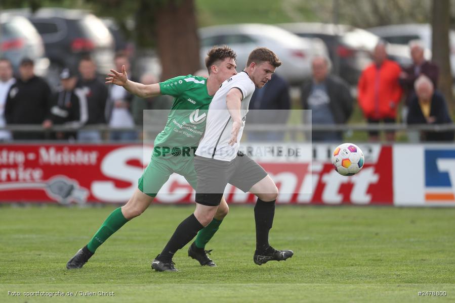 Fundamentum Sportpark, Karlburg, 16.04.2025, sport, action, BFV, Fussball, 25. Spieltag, Kreisliga Würzburg Gr. 2, FVT, TSV, FV Thüngersheim, TSV Karlburg II - Bild-ID: 2478800