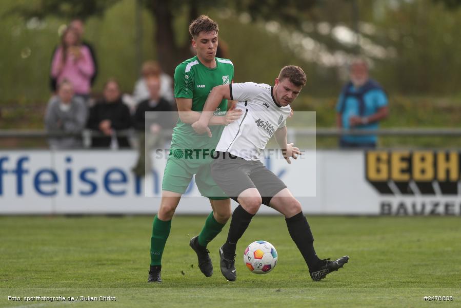 Fundamentum Sportpark, Karlburg, 16.04.2025, sport, action, BFV, Fussball, 25. Spieltag, Kreisliga Würzburg Gr. 2, FVT, TSV, FV Thüngersheim, TSV Karlburg II - Bild-ID: 2478803