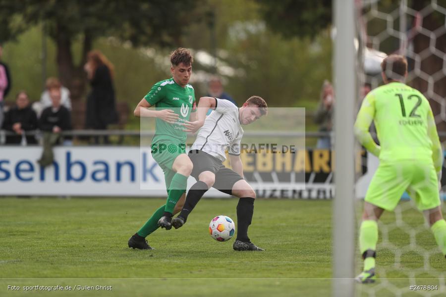 Fundamentum Sportpark, Karlburg, 16.04.2025, sport, action, BFV, Fussball, 25. Spieltag, Kreisliga Würzburg Gr. 2, FVT, TSV, FV Thüngersheim, TSV Karlburg II - Bild-ID: 2478804
