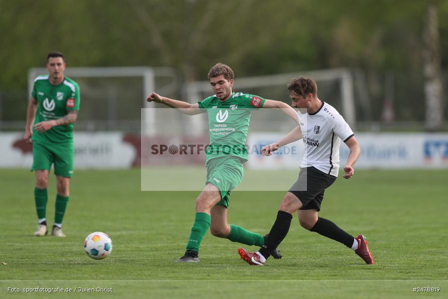 Fundamentum Sportpark, Karlburg, 16.04.2025, sport, action, BFV, Fussball, 25. Spieltag, Kreisliga Würzburg Gr. 2, FVT, TSV, FV Thüngersheim, TSV Karlburg II - Bild-ID: 2478819