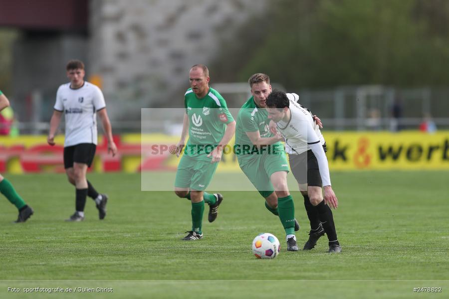 Fundamentum Sportpark, Karlburg, 16.04.2025, sport, action, BFV, Fussball, 25. Spieltag, Kreisliga Würzburg Gr. 2, FVT, TSV, FV Thüngersheim, TSV Karlburg II - Bild-ID: 2478822