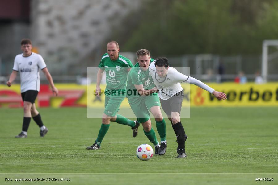 Fundamentum Sportpark, Karlburg, 16.04.2025, sport, action, BFV, Fussball, 25. Spieltag, Kreisliga Würzburg Gr. 2, FVT, TSV, FV Thüngersheim, TSV Karlburg II - Bild-ID: 2478823