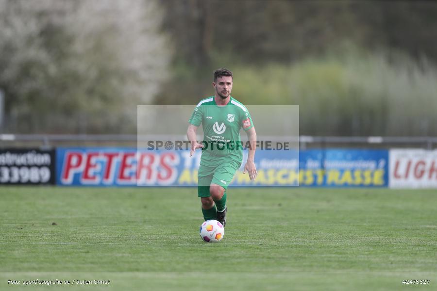 Fundamentum Sportpark, Karlburg, 16.04.2025, sport, action, BFV, Fussball, 25. Spieltag, Kreisliga Würzburg Gr. 2, FVT, TSV, FV Thüngersheim, TSV Karlburg II - Bild-ID: 2478827