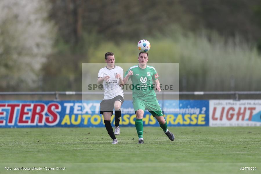 Fundamentum Sportpark, Karlburg, 16.04.2025, sport, action, BFV, Fussball, 25. Spieltag, Kreisliga Würzburg Gr. 2, FVT, TSV, FV Thüngersheim, TSV Karlburg II - Bild-ID: 2478834
