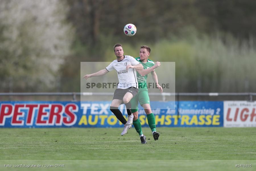 Fundamentum Sportpark, Karlburg, 16.04.2025, sport, action, BFV, Fussball, 25. Spieltag, Kreisliga Würzburg Gr. 2, FVT, TSV, FV Thüngersheim, TSV Karlburg II - Bild-ID: 2478835