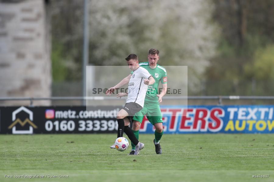 Fundamentum Sportpark, Karlburg, 16.04.2025, sport, action, BFV, Fussball, 25. Spieltag, Kreisliga Würzburg Gr. 2, FVT, TSV, FV Thüngersheim, TSV Karlburg II - Bild-ID: 2478837