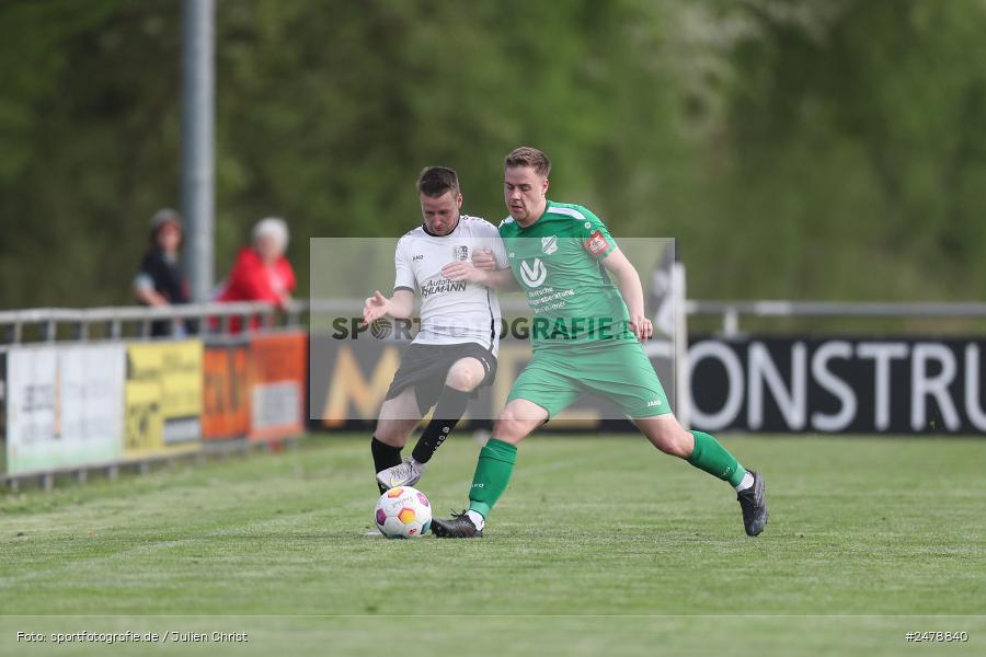 Fundamentum Sportpark, Karlburg, 16.04.2025, sport, action, BFV, Fussball, 25. Spieltag, Kreisliga Würzburg Gr. 2, FVT, TSV, FV Thüngersheim, TSV Karlburg II - Bild-ID: 2478840